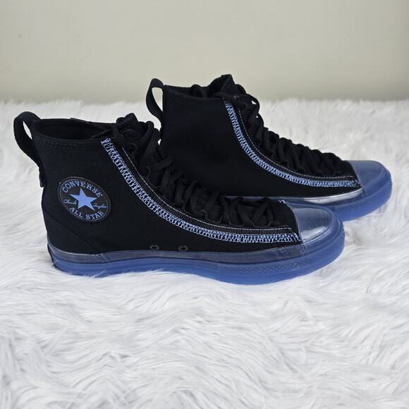 Converse Chuck Taylor All Star CX EXP2 Hi Explore Black Blue A14295C Men's 9 - Picture 4 of 9